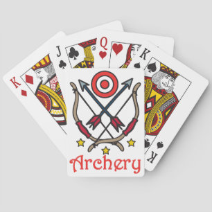 Bow Arrow Archery Playing Cards