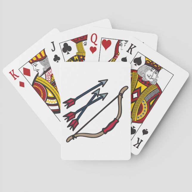 Bow Arrows Playing Cards (Back)