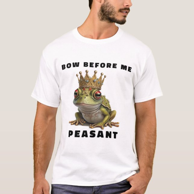 Bow Before Me Peasant T-Shirt (Front)
