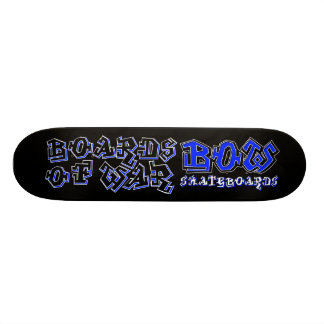 BOW Blue Graffiti Deck Skateboard