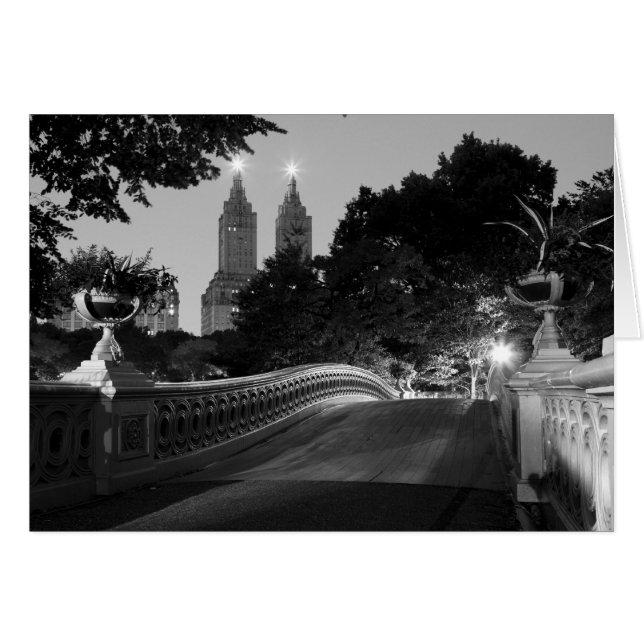 Bow Bridge at Dusk, Central Park (Front Horizontal)
