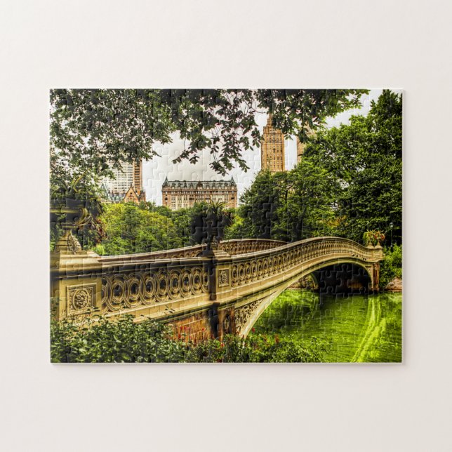 Bow Bridge, Central Park, NYC Puzzle (Horizontal)