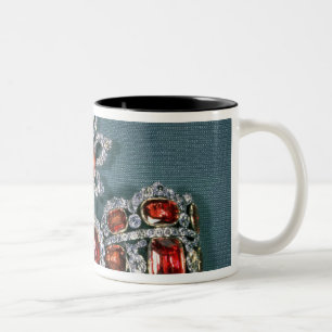 Bow brooch set with brilliant Two-Tone coffee mug