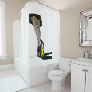 Bow Chicka Wow Wow. Shower Curtain