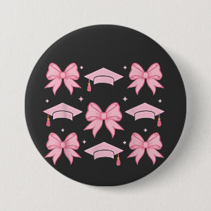 Bow coquette Graduation Pink palette 2025 7.5 Cm Round Badge