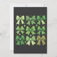 Bow Coquette St Patrick's Day Vintage 