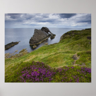 Bow Fiddle Rock, Portknockie, Scotland Poster