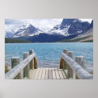 Bow Glacier Lake, AB, Canada Poster