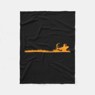 Bow Hunter Deer Hunting Archer Gifts Bowhunting Gr Fleece Blanket