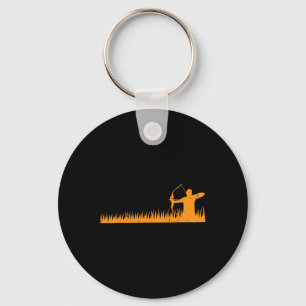 Bow Hunting Archer In Gr Archery Hunter Men Women Key Ring