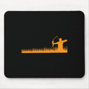 Bow Hunting Archer In Gr Archery Hunter Men Women Mouse Pad