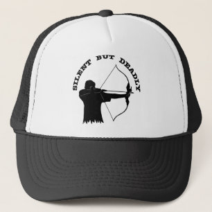 Bow Hunting Archery Silent But Deadly Trucker Hat