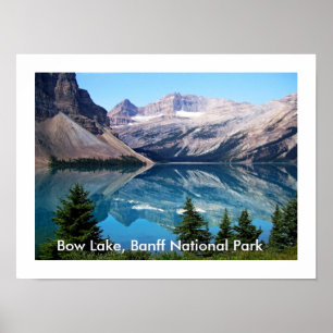 Bow Lake, Banff National Park, Canada Poster