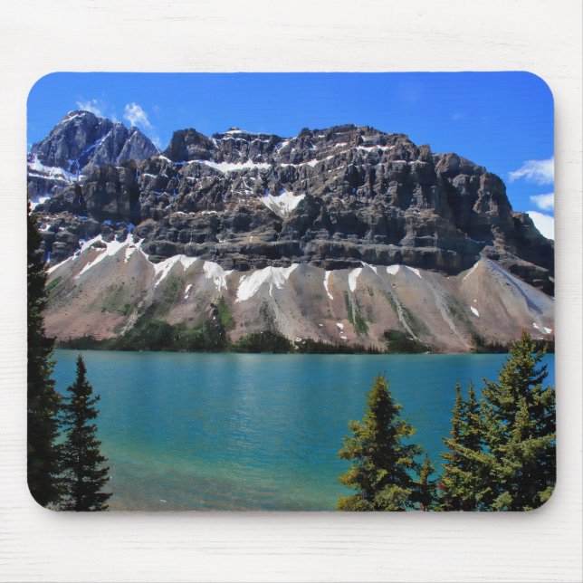 Bow Lake,  Banff NP, Alberta  Mouse Pad (Front)
