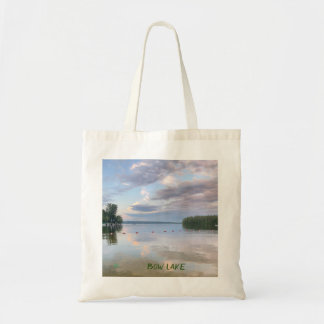 Bow lake New Hampshire summer tote bag