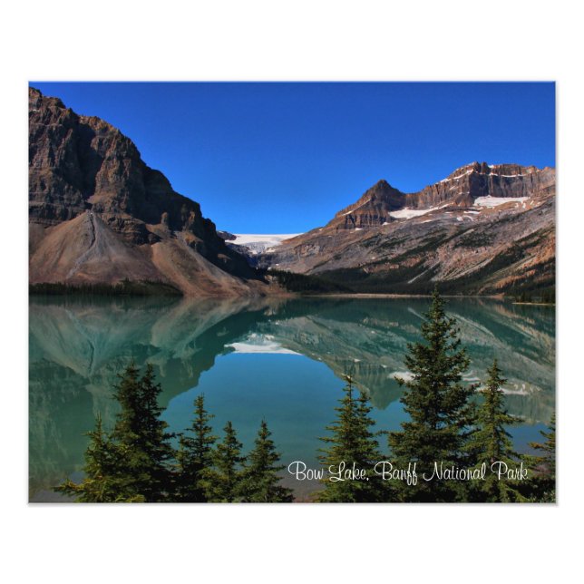 Bow Lake Photographic Print (Front)