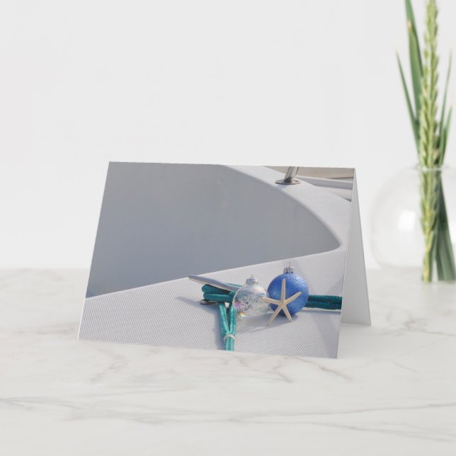 Bow of a Boat- Ornaments Card (Front)