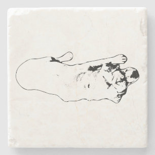 Bow of Loyalty Stone Coaster