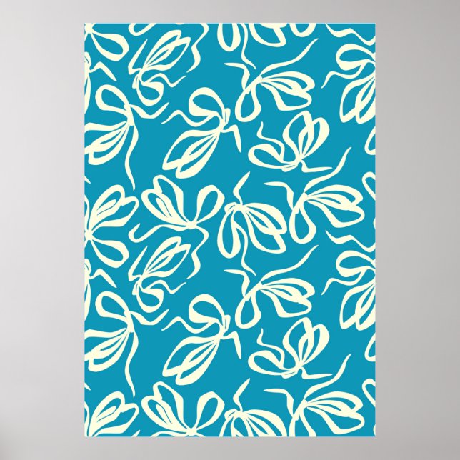 Bow pattern, Seamless texture. For fashion prints  (Front)