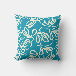 Bow pattern, Seamless texture. For fashion prints Cushion