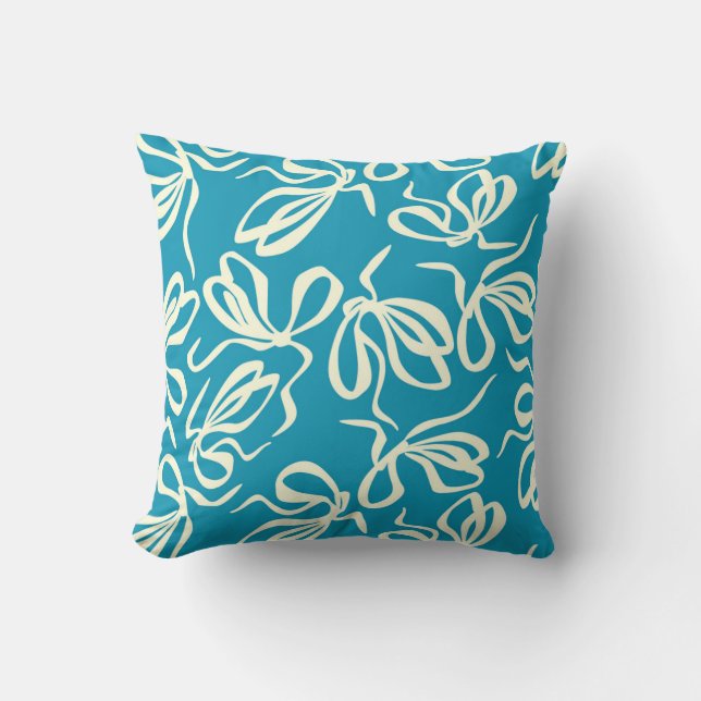 Bow pattern, Seamless texture. For fashion prints  Cushion (Front)