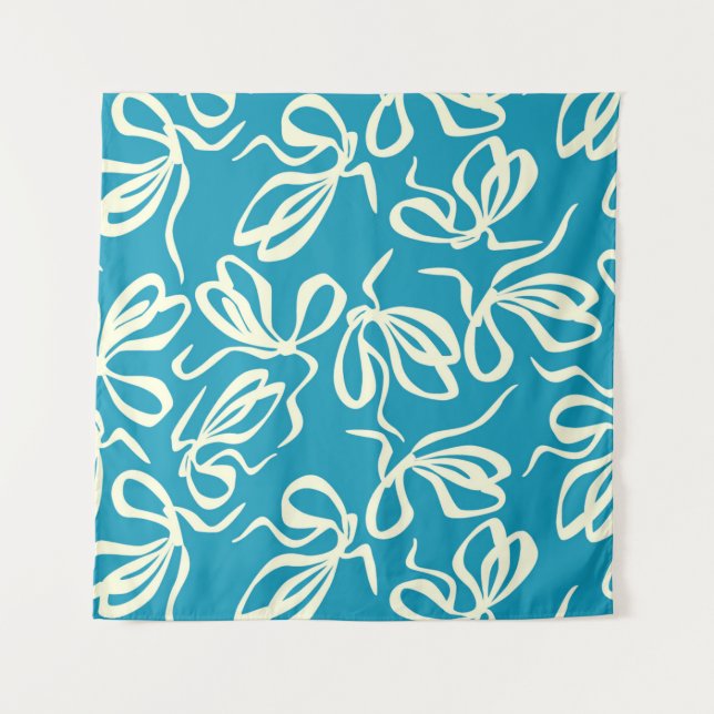 Bow pattern, Seamless texture. For fashion prints  Tapestry (Front)