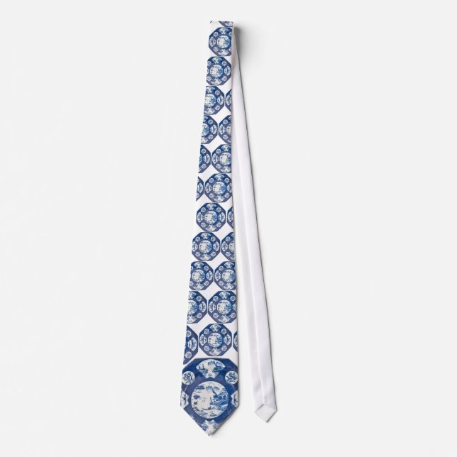 Bow plate with Chinese design, C. 1770 Tie (Front)