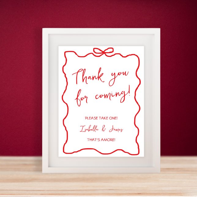 Bow Please Take One Favours Sign Couples Shower (Bow Please Take One Favors Sign Couples Shower)