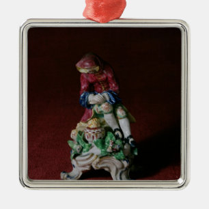 Bow porcelain figure of Winter, c.1760-63 Metal Ornament