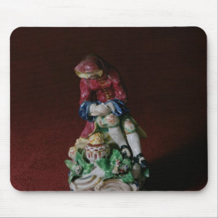 Bow porcelain figure of Winter, c.1760-63 Mouse Pad