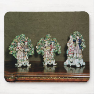 Bow porcelain figures, 1761 mouse pad