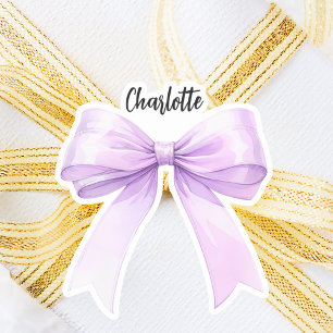 Bow purple name script