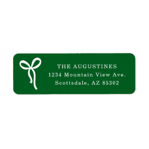 Bow Return Address Label