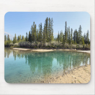 Bow River in Canmore Canada Mouse Pad