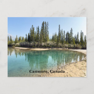 Bow River in Canmore Canada Postcard
