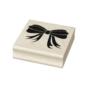 Bow Rubber Stamp