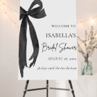 Bow She's Tying the Knot Bridal Shower Welcome