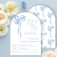 Bow Something Blue Before I Do QR Bridal Shower