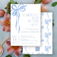 Bow Something Blue Before I Do QR Bridal Shower