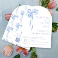 Bow Something Blue Before I Do QR Bridal Shower