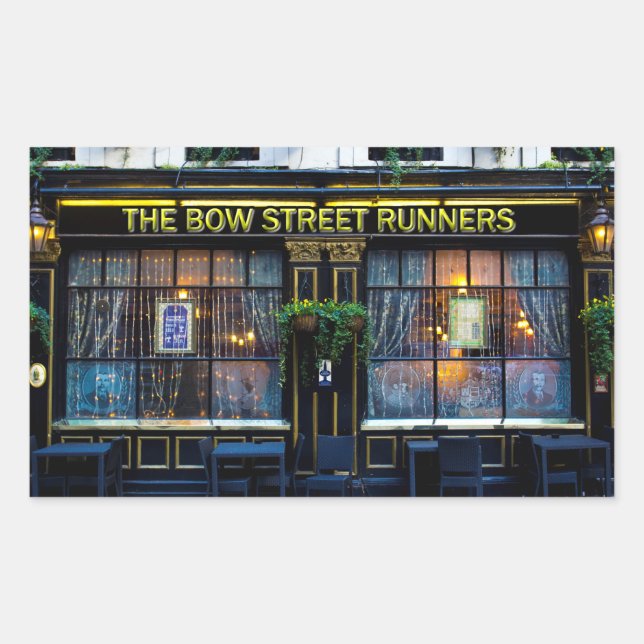 Bow Street Runners Pub Rectangular Sticker (Front)
