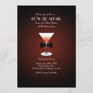Bow Tie Affair Invitation