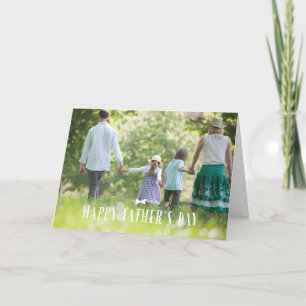 Bow Tie Father's Day Greeting Card - White
