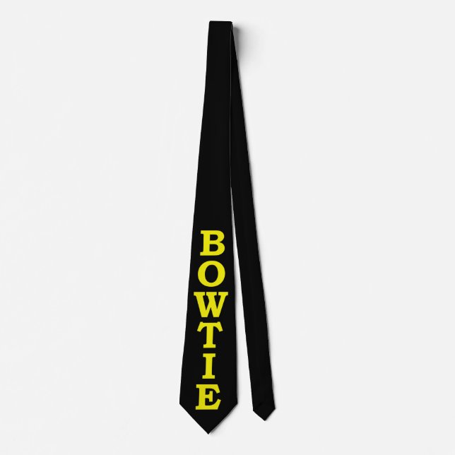 Bow Tie Neck Tie (Front)