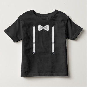 Bow Tie With Suspenders - Bowtie For Weddings Toddler T-Shirt
