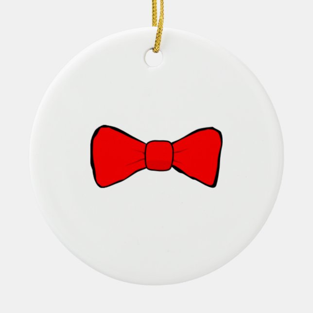 "Bow ties are cool." Ornament (Front)