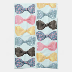 Bow Ties Tea Towel