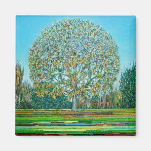 Bow Tree Autumn Magnet