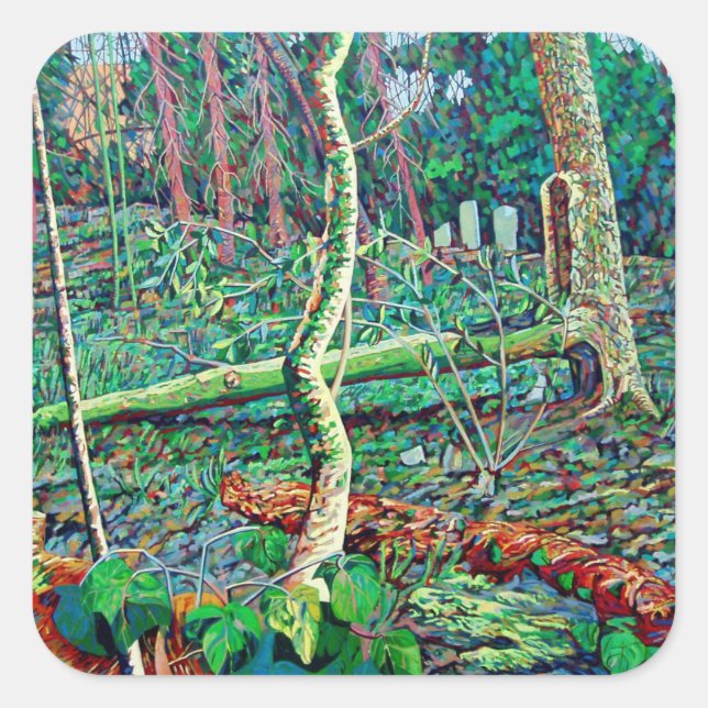 Bow Trench 2 Square Sticker (Front)