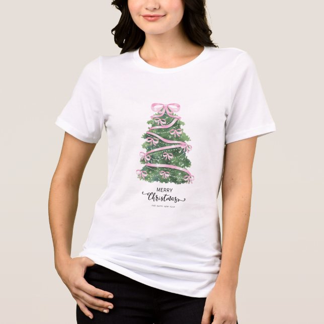 Bow-Trimmed Spruce Tri-Blend Shirt (Front)